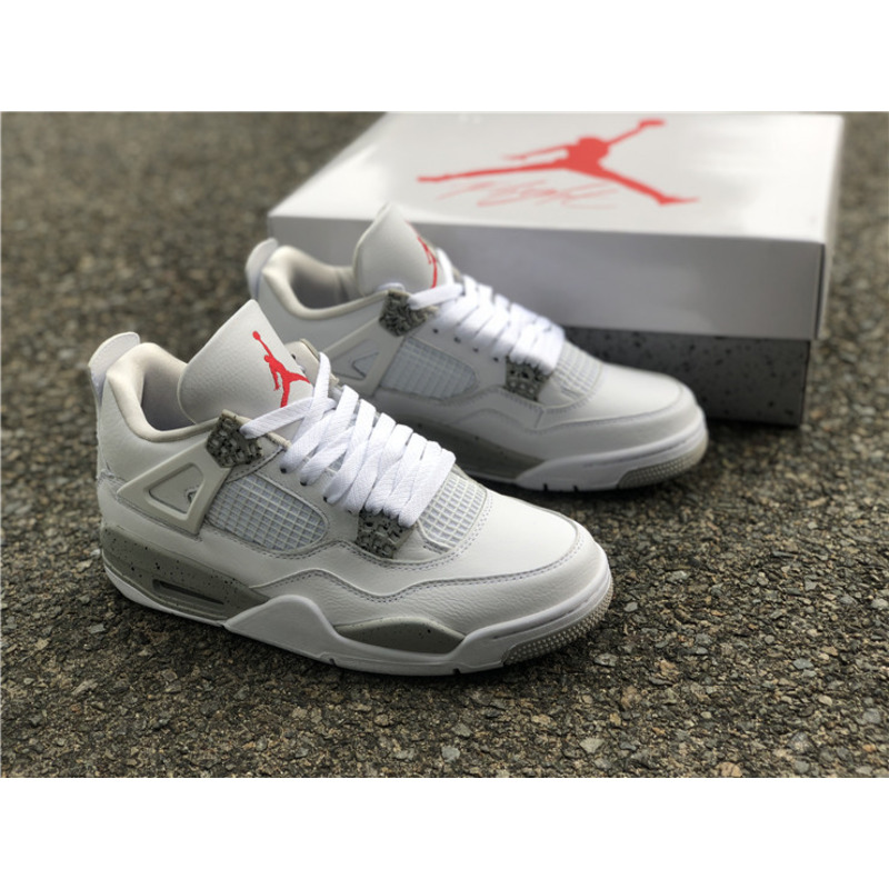 Air Jordan 4"White Oreo"CT8527 100 Sneakers Men Women