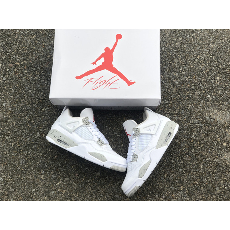 Air Jordan 4"White Oreo"CT8527 100 Sneakers Men Women