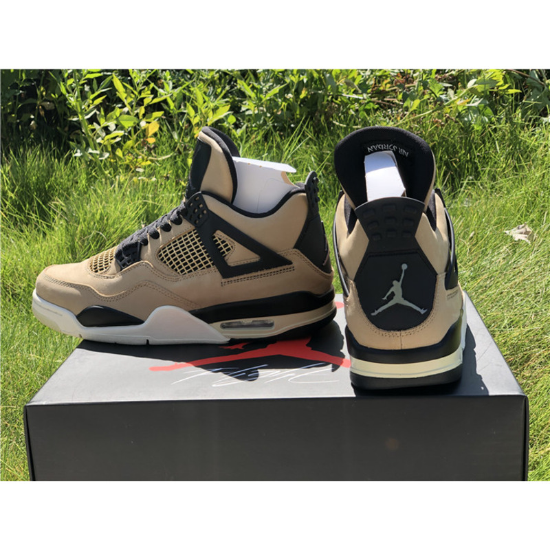 Air Jordan 4 RETRO"Mushroom"AQ9129 200 Sneakers Men Women