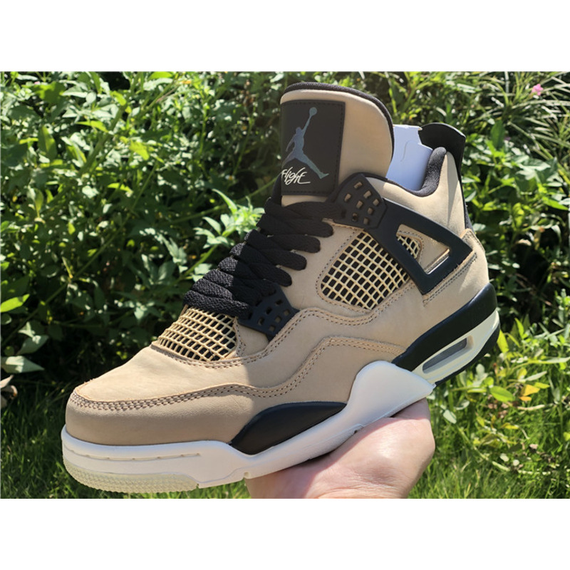 Air Jordan 4 RETRO"Mushroom"AQ9129 200 Sneakers Men Women