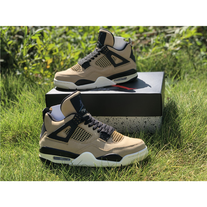 Air Jordan 4 RETRO"Mushroom"AQ9129 200 Sneakers Men Women