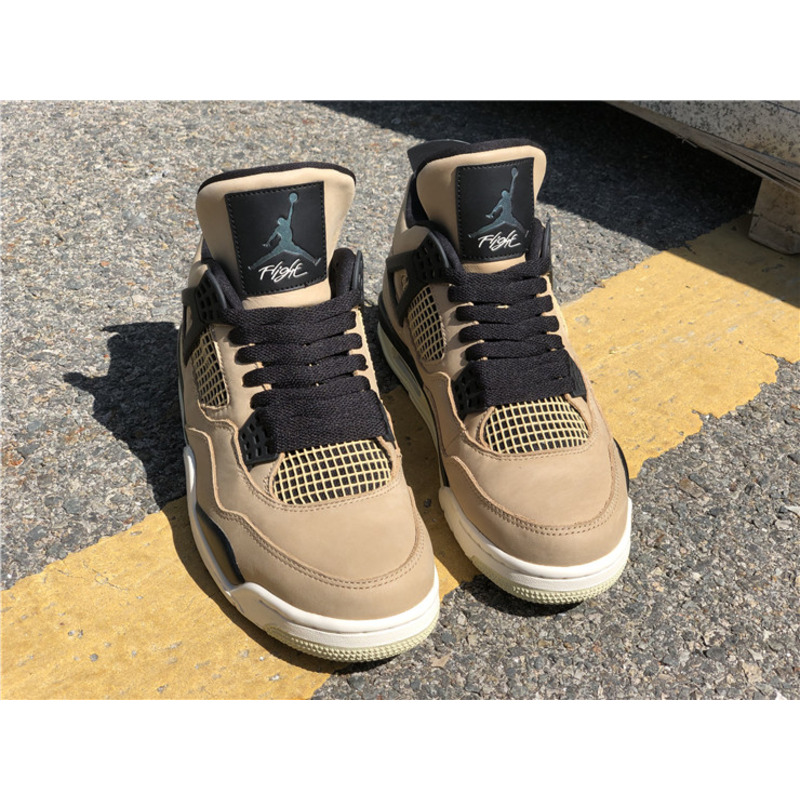 Air Jordan 4 RETRO"Mushroom"AQ9129 200 Sneakers Men Women