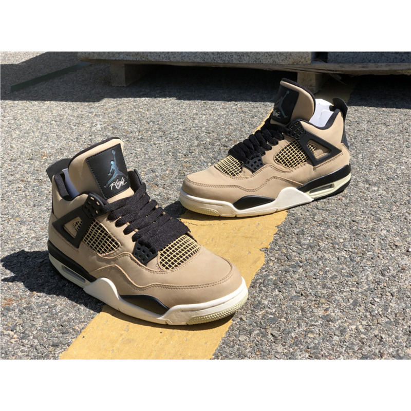 Air Jordan 4 RETRO"Mushroom"AQ9129 200 Sneakers Men Women