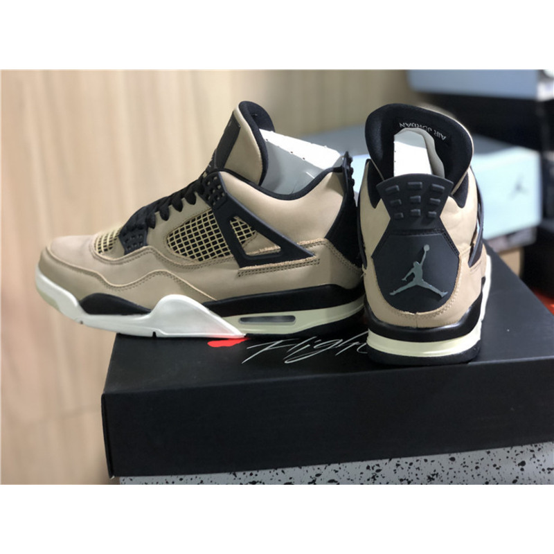 Air Jordan 4 RETRO"Mushroom"AQ9129 200 Sneakers Men Women