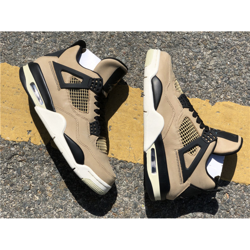 Air Jordan 4 RETRO"Mushroom"AQ9129 200 Sneakers Men Women