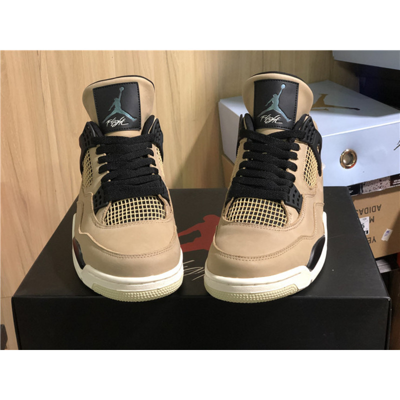 Air Jordan 4 RETRO"Mushroom"AQ9129 200 Sneakers Men Women