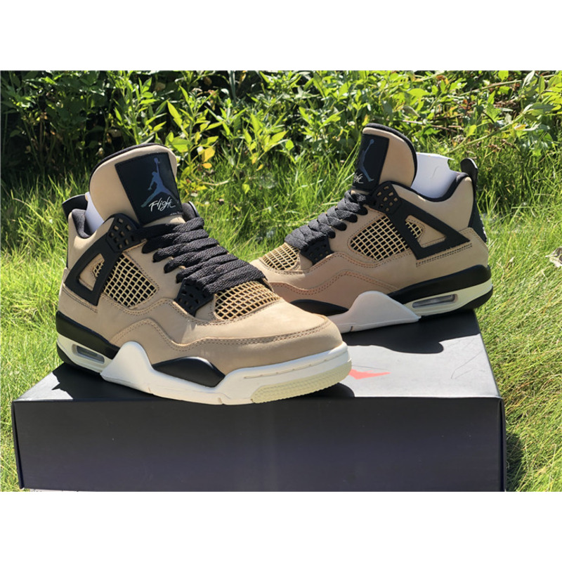 Air Jordan 4 RETRO"Mushroom"AQ9129 200 Sneakers Men Women