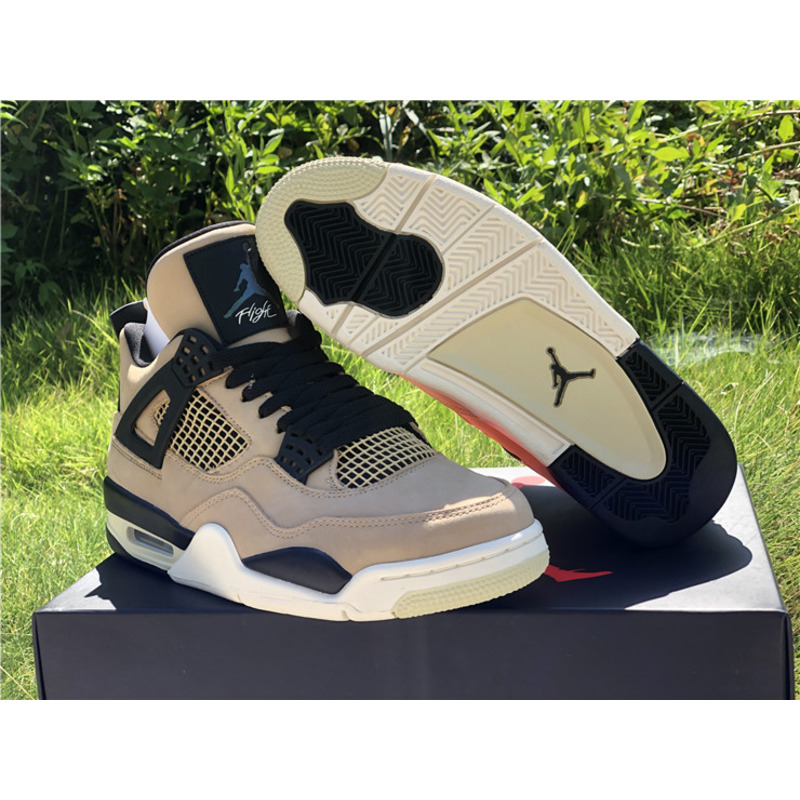 Air Jordan 4 RETRO"Mushroom"AQ9129 200 Sneakers Men Women