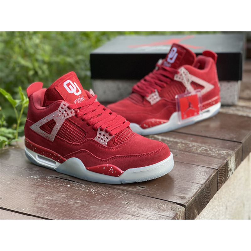 Air Jordan 4 RETRO RED CT8527 600 Sneakers Men