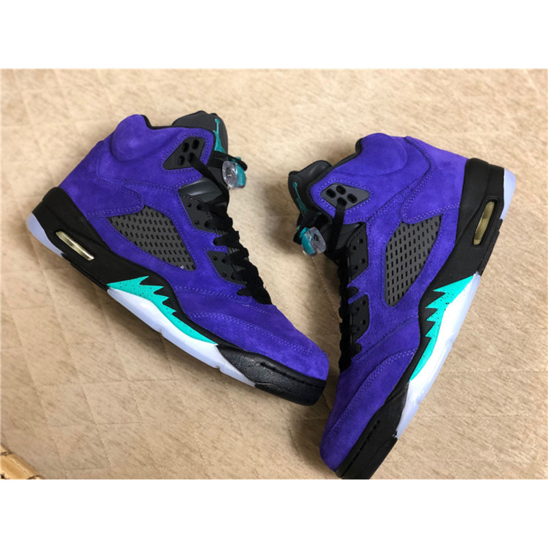 Air Jordan 5"Alternate Grape" 136027 500 Sneakers Men