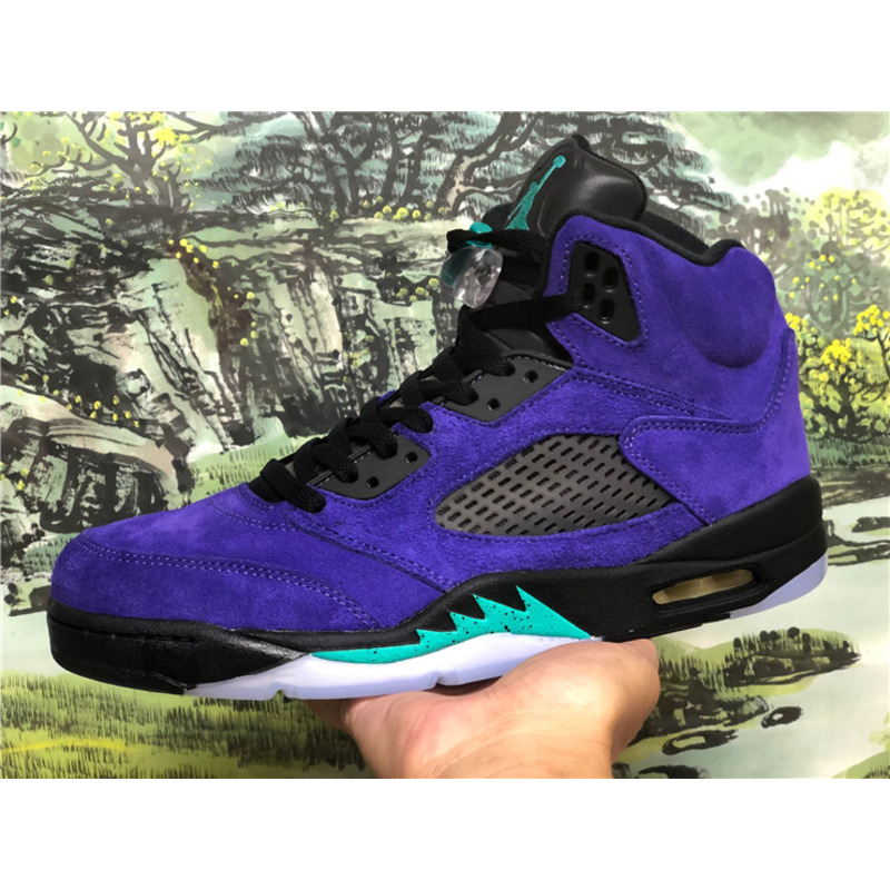 Air Jordan 5"Alternate Grape" 136027 500 Sneakers Men