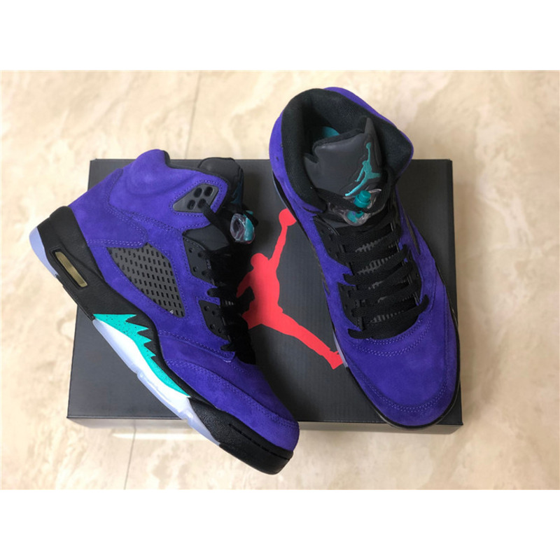 Air Jordan 5"Alternate Grape" 136027 500 Sneakers Men