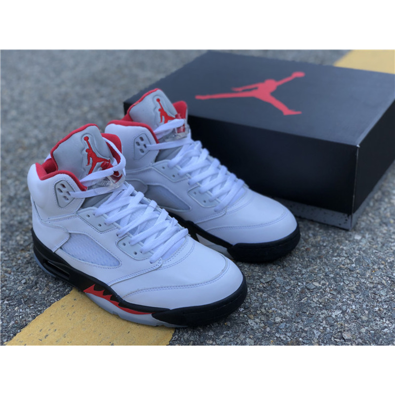 Air Jordan 5"Fire Red" DA1911 102 Sneakers Men