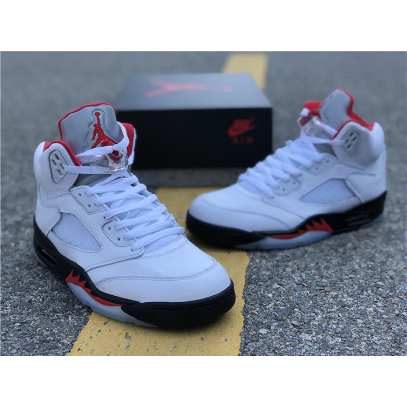 Air Jordan 5"Fire Red" DA1911 102 Sneakers Men