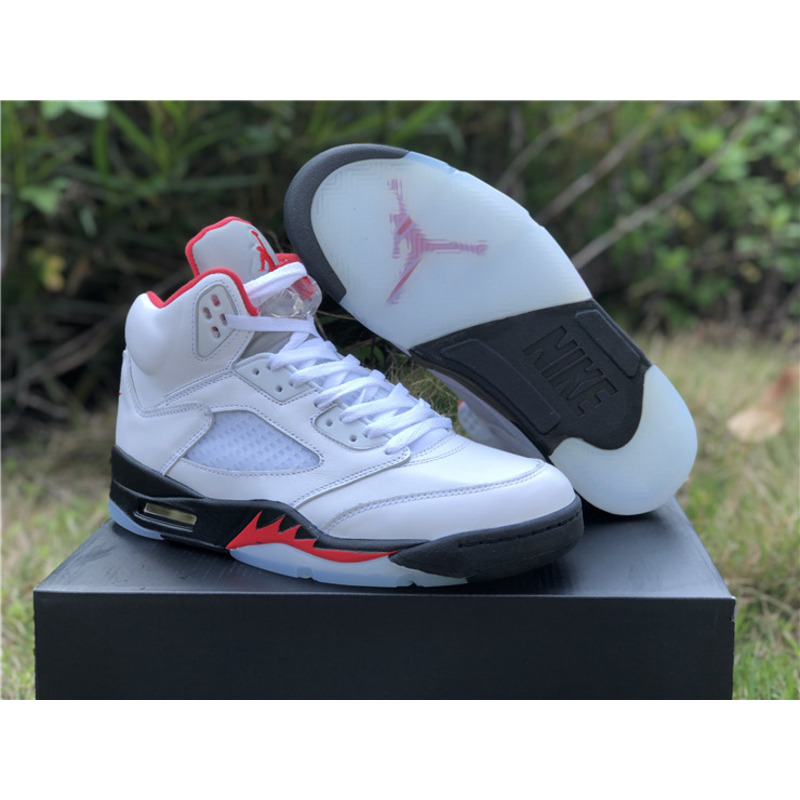 Air Jordan 5"Fire Red" DA1911 102 Sneakers Men