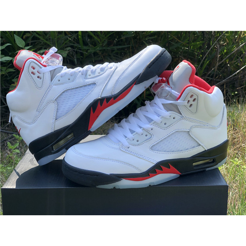 Air Jordan 5"Fire Red" DA1911 102 Sneakers Men