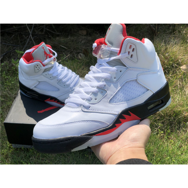 Air Jordan 5"Fire Red" DA1911 102 Sneakers Men