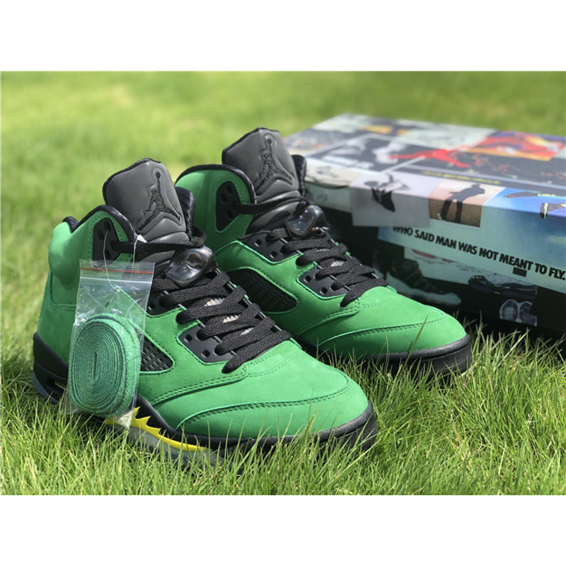 Air Jordan 5 SE"Oregon Ducks" CK6631 307 Sneakers Men