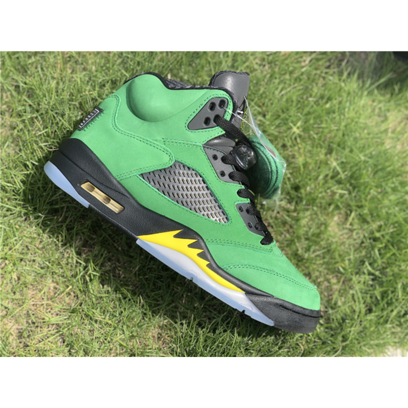 Air Jordan 5 SE"Oregon Ducks" CK6631 307 Sneakers Men