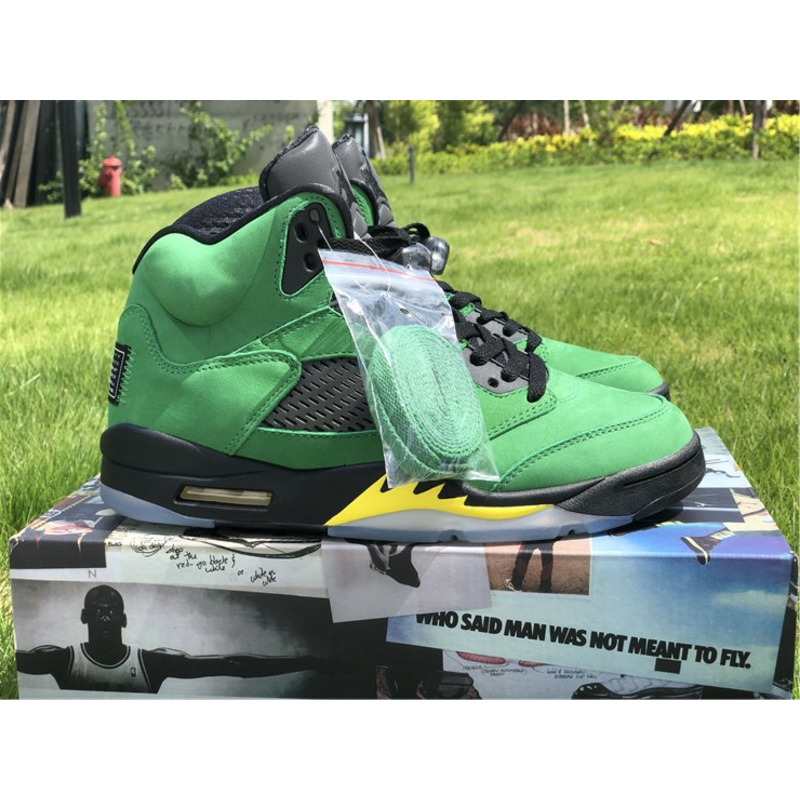 Air Jordan 5 SE"Oregon Ducks" CK6631 307 Sneakers Men