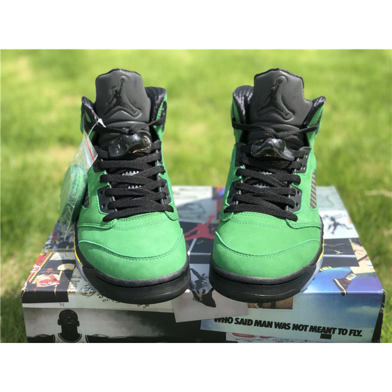 Air Jordan 5 SE"Oregon Ducks" CK6631 307 Sneakers Men