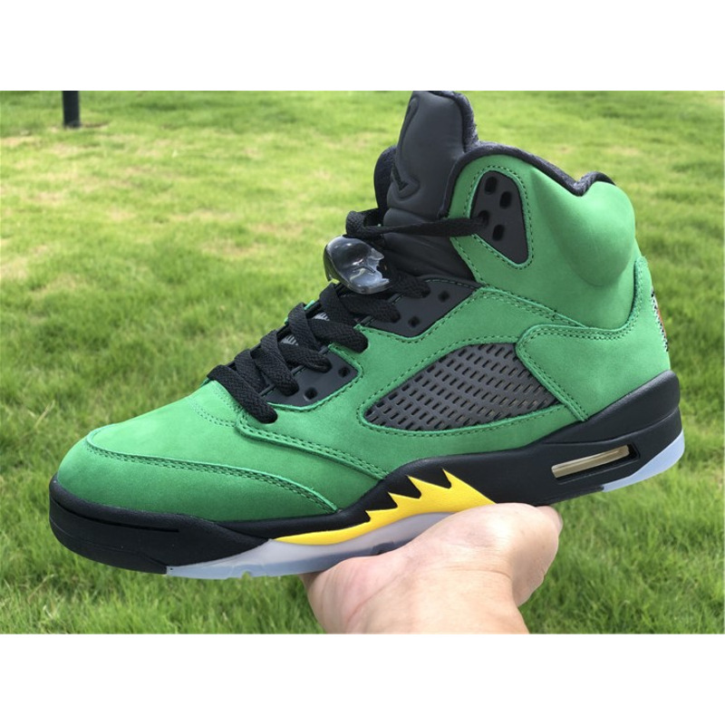 Air Jordan 5 SE"Oregon Ducks" CK6631 307 Sneakers Men