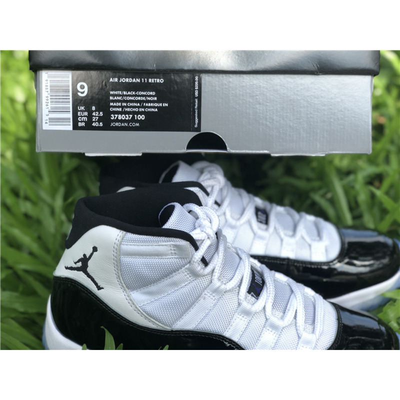 Air Jordan 11"Concord" 378037 100 Sneakers Men