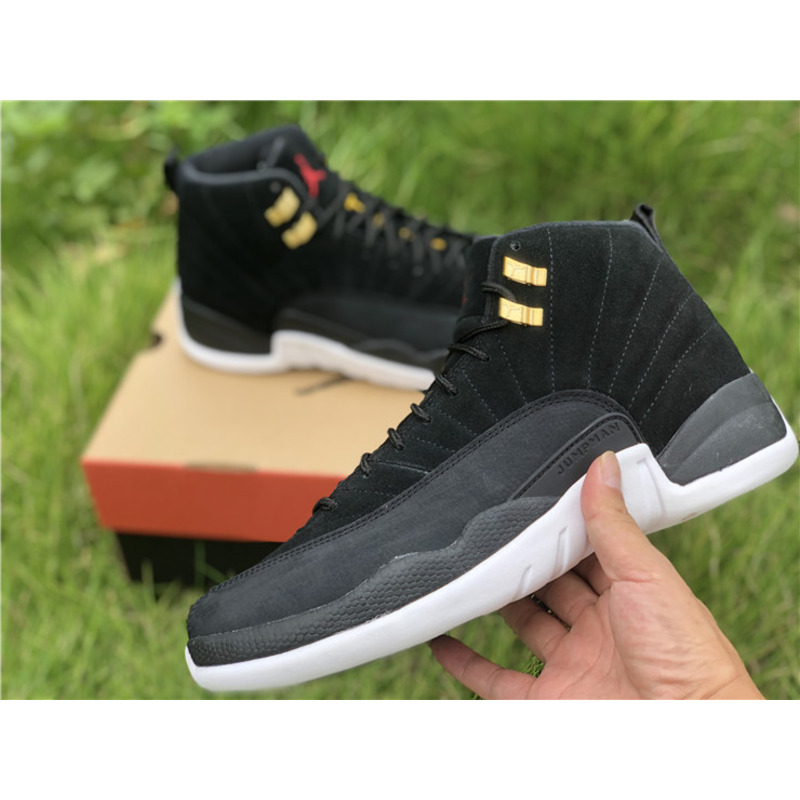 Air Jordan 12"Reverse Taxi" 130690 017 Sneakers Men