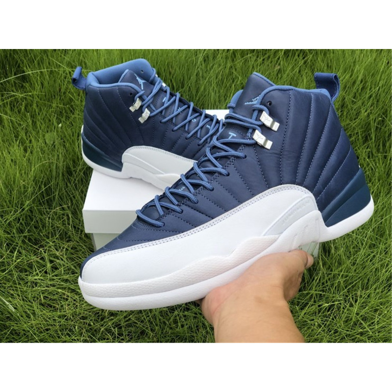 Air Jordan 12"Stone Blue 130690 404 Sneakers Men