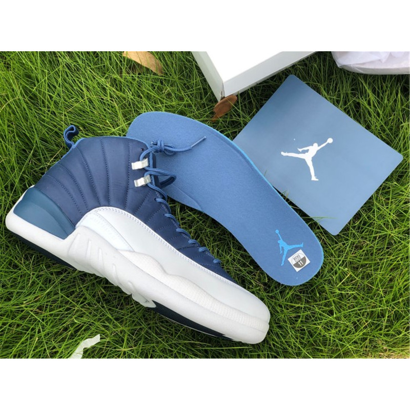 Air Jordan 12"Stone Blue 130690 404 Sneakers Men