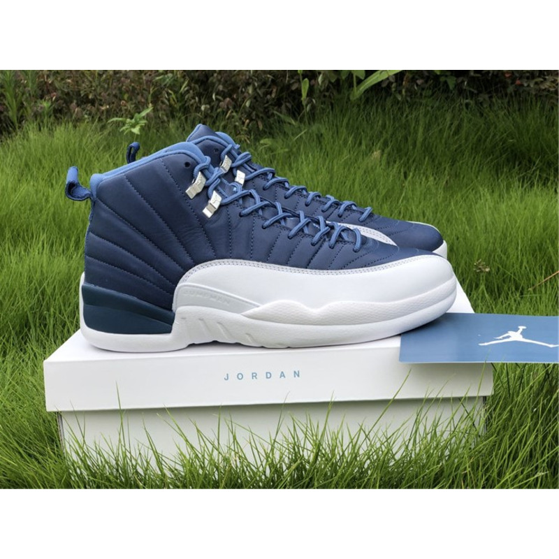 Air Jordan 12"Stone Blue 130690 404 Sneakers Men