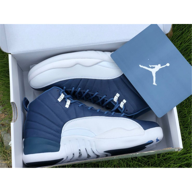 Air Jordan 12"Stone Blue 130690 404 Sneakers Men