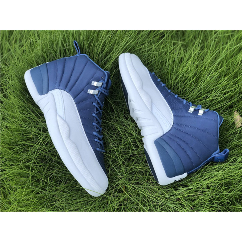 Air Jordan 12"Stone Blue 130690 404 Sneakers Men