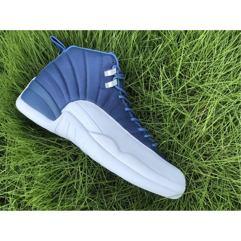 Air Jordan 12"Stone Blue 130690 404 Sneakers Men