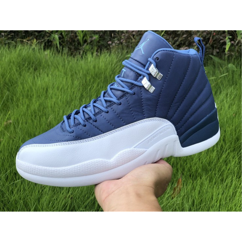 Air Jordan 12"Stone Blue 130690 404 Sneakers Men