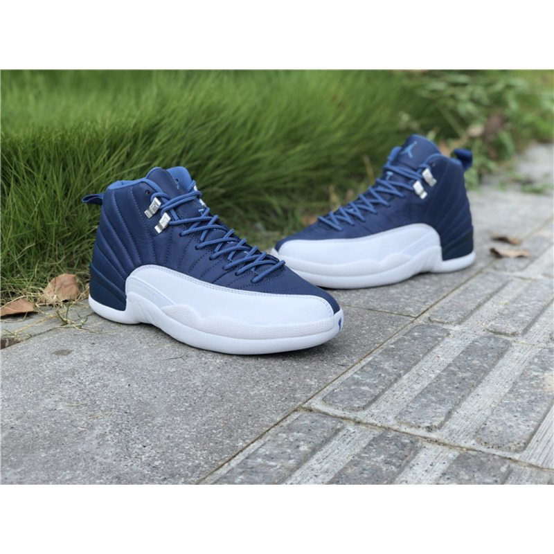 Air Jordan 12"Stone Blue 130690 404 Sneakers Men