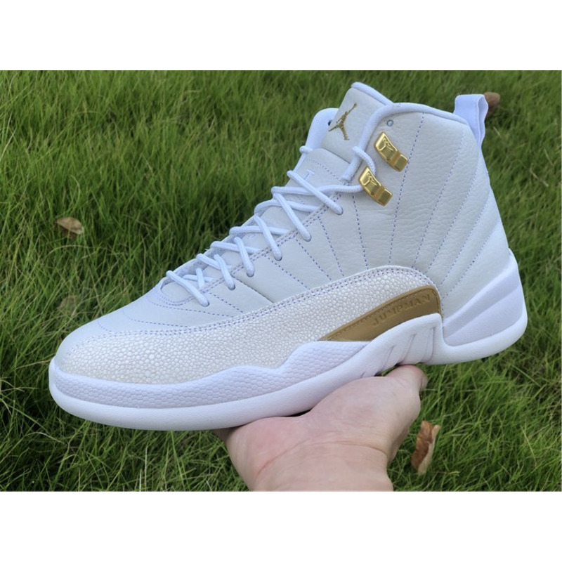 Air Jordan 12"White" OVO 873864 102 Sneakers Men