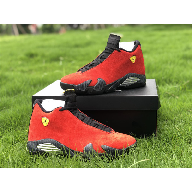 Air Jordan 14"Ferrari" 654459 670 Sneakers Men