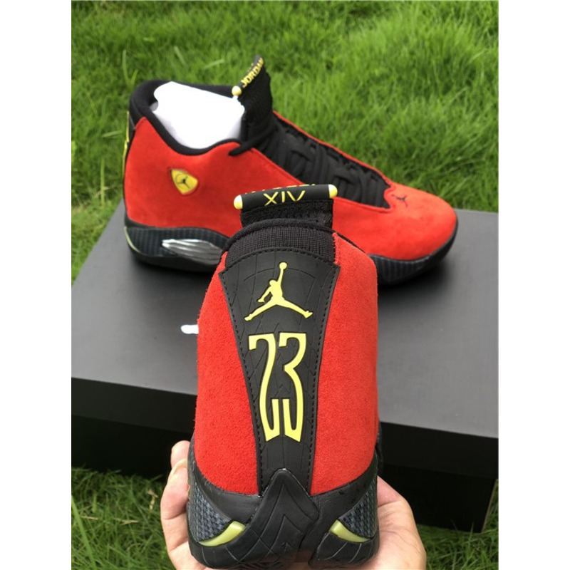 Air Jordan 14"Ferrari" 654459 670 Sneakers Men