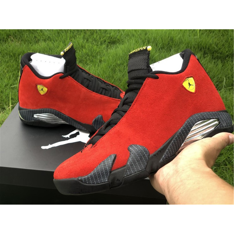 Air Jordan 14"Ferrari" 654459 670 Sneakers Men