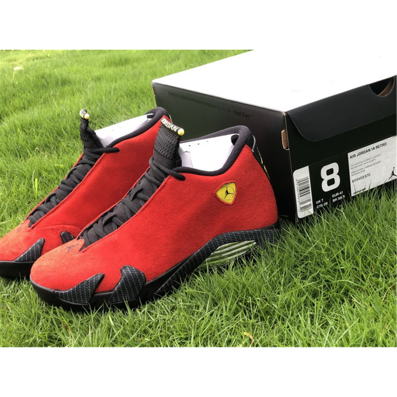 Air Jordan 14"Ferrari" 654459 670 Sneakers Men