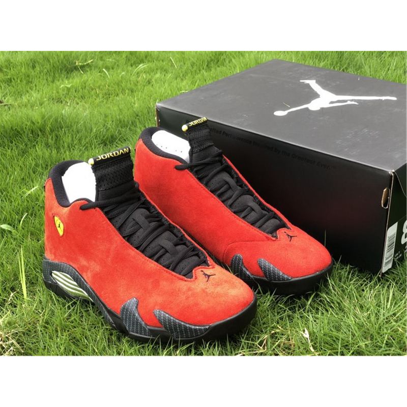 Air Jordan 14"Ferrari" 654459 670 Sneakers Men