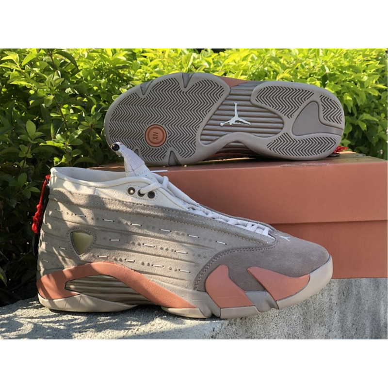 CLOT x Air Jordan 14 Low DC9857 200 Sneakers Men