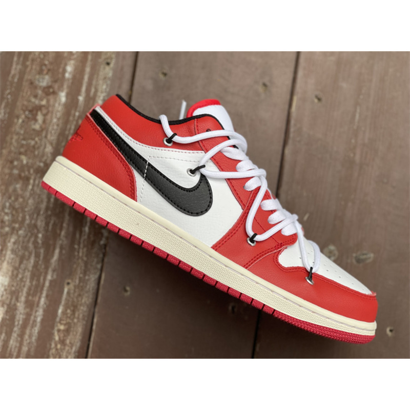 Air Jordan 1 Low Chicago White Red 55358 208 Sneaker Men Women