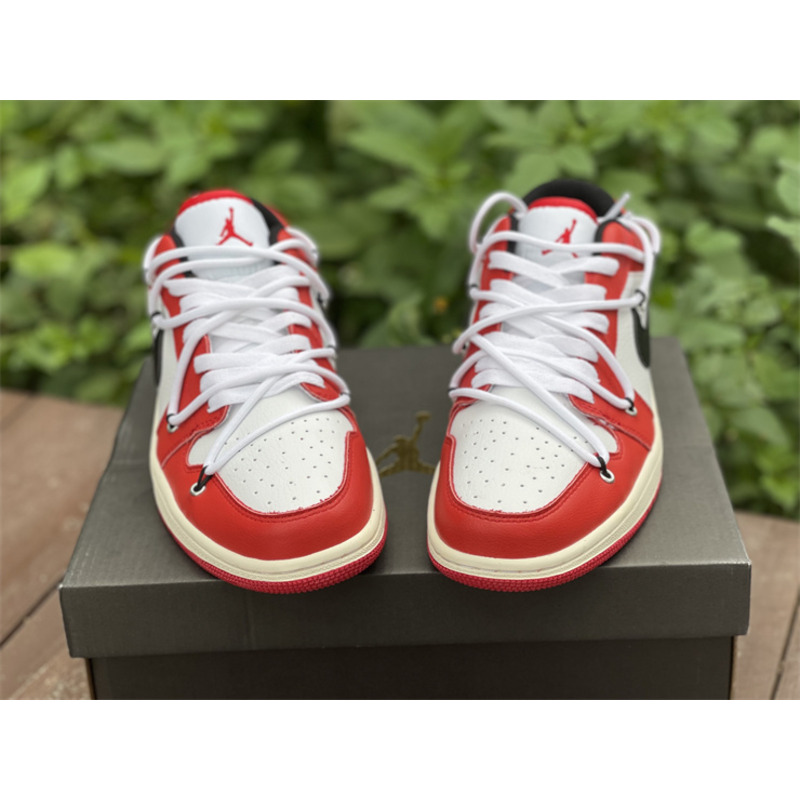 Air Jordan 1 Low Chicago White Red 55358 208 Sneaker Men Women