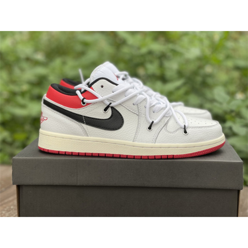 Air Jordan 1 Low white black hook color 553560 122 sneakers men women