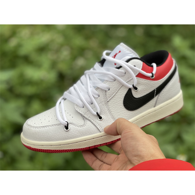 Air Jordan 1 Low white black hook color 553560 122 sneakers men women