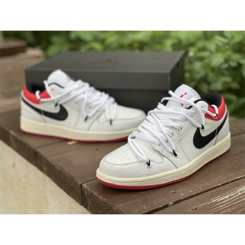 Air Jordan 1 Low white black hook color 553560 122 sneakers men women