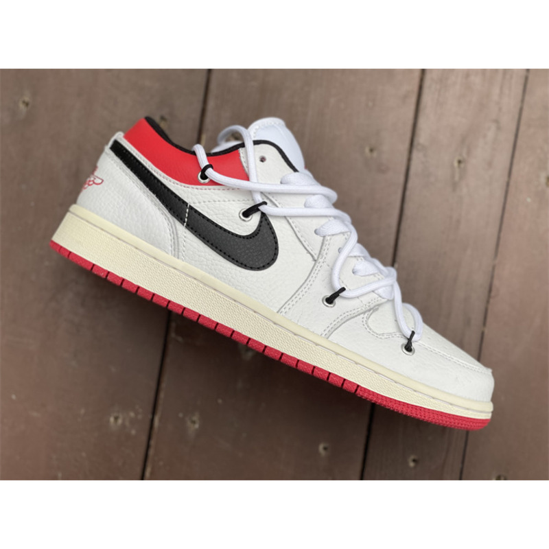 Air Jordan 1 Low white black hook color 553560 122 sneakers men women