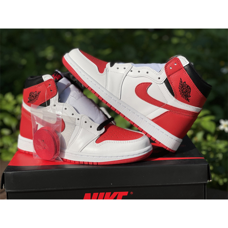 Air Jordan 1 High OG "Heritage" White Red 555088 161 Sneakers men